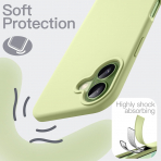 JETech Apple iPhone 17 Silikon Klf -Green