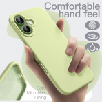 JETech Apple iPhone 17 Silikon Klf -Green