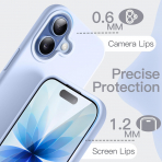 JETech Apple iPhone 17 Silikon Klf -Blue