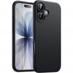 JETech Apple iPhone 17 Silikon Klf -Black