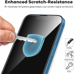 JETech Apple iPhone 16e Temperli Cam Ekran Koruyucu