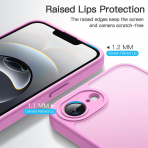 JETech Apple iPhone 16e Mat K�l�f-Pink