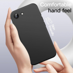 JETech Apple iPhone 16e Silikon Klf -Navy Blue