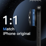JETech Apple iPhone Air Kamera Koruyucu-Black