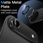 JETech Apple iPhone Air Kamera Koruyucu-Black