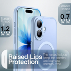 JETech Apple iPhone 17 Manyetik K�l�f -Mist Blue