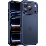 JETech Apple iPhone 17 Pro Mat K�l�f-Dark Blue