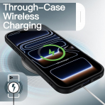 JETech Apple iPhone 17 Pro Mat K�l�f-Black