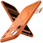 JETech Apple iPhone 17 Pro Manyetik Klf-Orange