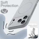JETech Apple iPhone 17 Pro Max Silikon Klf-Grey