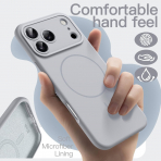JETech Apple iPhone 17 Pro Max Silikon Klf-Grey