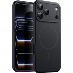 JETech Apple iPhone 17 Pro Max Silikon Klf-Black