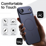 JETech Apple iPhone Air Silikon Klf-Deep Blue