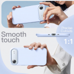 JETech Apple iPhone Air Silikon Klf -Blue