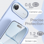 JETech Apple iPhone Air Silikon Klf -Blue