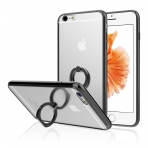 JETech Apple iPhone 6 / 6S Plus Ring Holder Kickstand Klf-Black