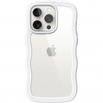 JETech Cute Dalgal iPhone 15 Pro Klf -White Titanium