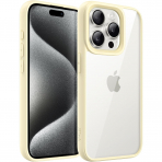 JETech Darbeye Dayankl iPhone 15 Pro Mat Klf-Yellow