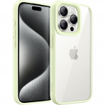 JETech Darbeye Dayankl iPhone 15 Pro Mat Klf-Green