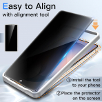 JETech Galaxy S26 Ultra Gizli Ekran Koruyucu (2 Adet)