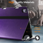 JETech Standl Folio iPad Air 6.Nesil Klf(11 in)-Deep Purple