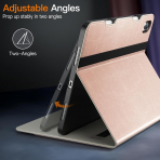 JETech Standl Folio iPad Air 6.Nesil Klf(11 in)-Rose Gold
