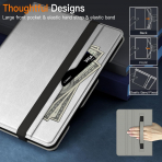 JETech Standl Folio iPad Air 6.Nesil Klf(11 in)-Silver 