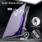 JETech Galaxy Tab S10 FE Rotating Klf-Lavender