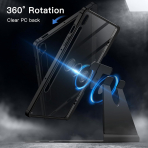 JETech Galaxy Tab S10 FE Rotating Klf-Black