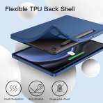 JETech Galaxy Tab S10 FE Standl Klf-Navy 