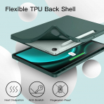 JETech Galaxy Tab S10 FE Standl Klf-Midnight Green