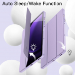 JETech Galaxy Tab S10 FE Standl Klf-Light Purple 