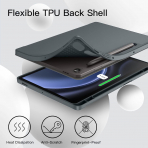 JETech Galaxy Tab S10 FE Standl Klf-Gray