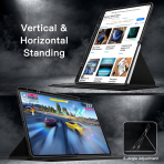 JETech Galaxy Tab S11 Ultra Rotating Klf-Black