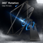 JETech Galaxy Tab S11 Ultra Rotating Klf-Black