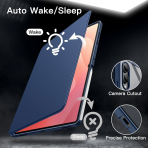 JETech Galaxy Tab S11 Ultra Rotating Klf-Navy