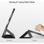JETech iPad Air 6.Nesil Standl Klf (11 in)-Black