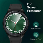 JETech Galaxy Watch 6 Classic 47mm Bumper Klf-Black Clear Silver Rose Gold