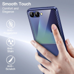JETech Galaxy Z Flip 7 Uyumlu Klf-Blue