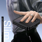 JETech Galaxy Z Flip 7 Uyumlu Klf-Black