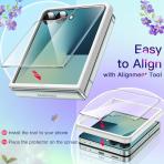 JETech Galaxy Z Flip 7 3 1 Arada Klf-Clear