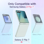 JETech Galaxy Z Flip 7 3 1 Arada Klf-Clear