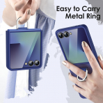 JETech Galaxy Z Flip 7 Uyumlu Klf-Blue