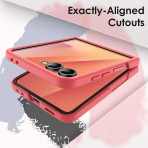 JETech Galaxy Z Flip 7 Uyumlu Klf-Coralred