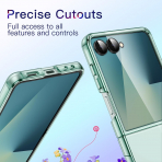 JETech Galaxy Z Flip 7 Kristal Klf-Mint