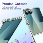 JETech Galaxy Z Flip 7 Kristal Klf-Clear