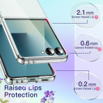 JETech Galaxy Z Flip 7 Kristal Klf-Clear