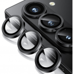 WSKEN Galaxy Z Fold 6 Kamera Lens Koruyucu (3 Adet)-Black