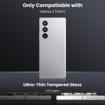 WSKEN Galaxy Z Fold 6 Kamera Lens Koruyucu (3 Adet)-Silver