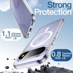 JETech Google Pixel 11 Manyetik �effaf K�l�f-Clear